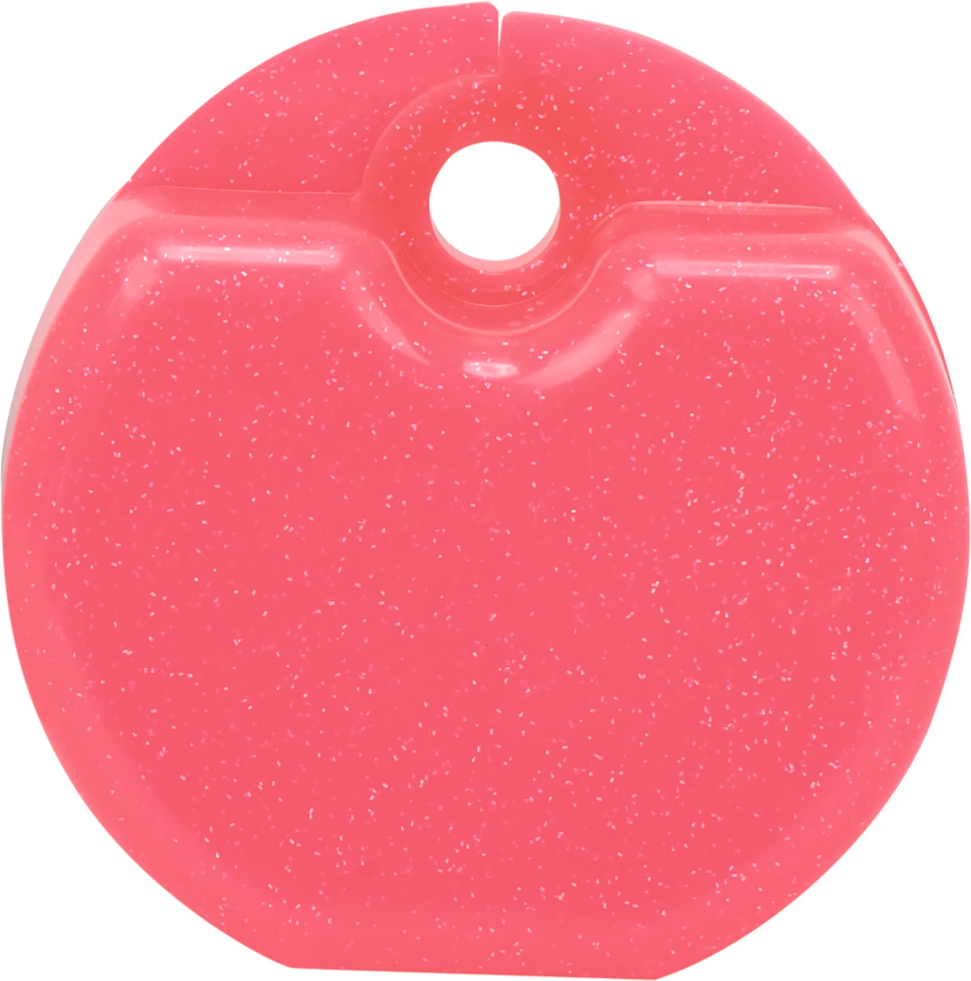 Zahnspangendose Glitter Stück neonpink