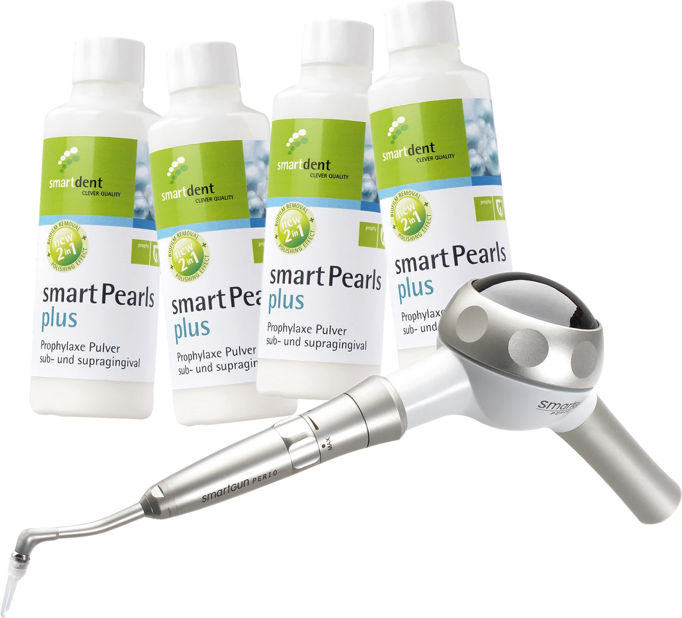 smartgun Perio + smartpearls Plus Einsteigerpaket für Sirona