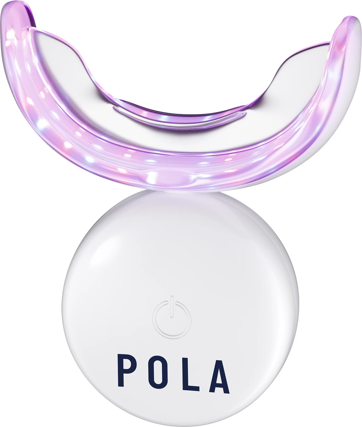 POLA LIGHT Packung Pola LED Mundstück, 4 x 3 g Zahnaufhellungsspritzen, USB-Kabel, Bedienungsanleitung