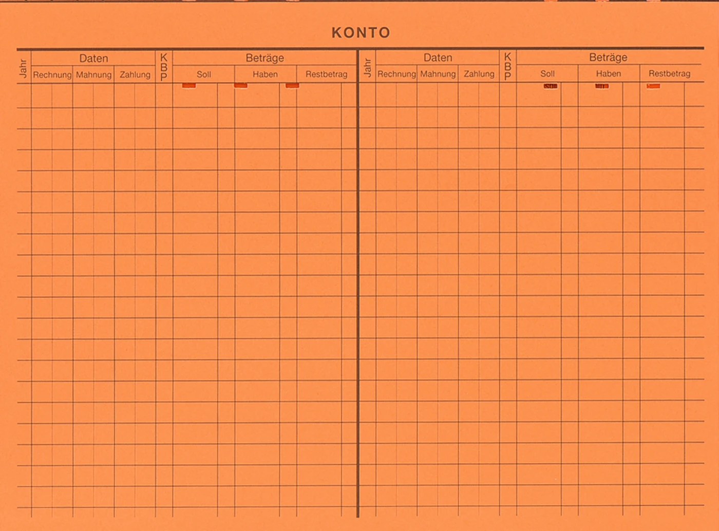System Karteikarten A5 Packung 200 Stück orange