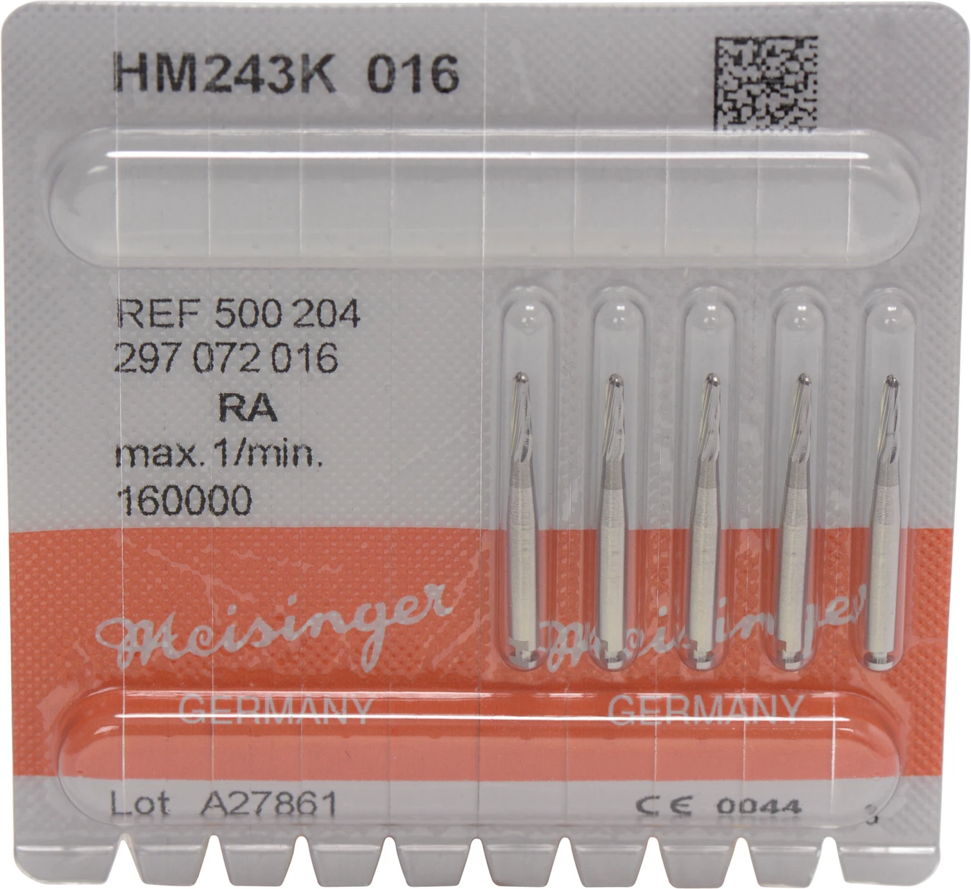 HM-Finierer 243 Packung 5 Stück fein RA, Figur 297 Torpedo, konisch, 6 mm, ISO 016 HM-Finierer 243 Packung 5 Stück fein RA, Figur 297 Torpedo, konisch, 6 mm, ISO 016