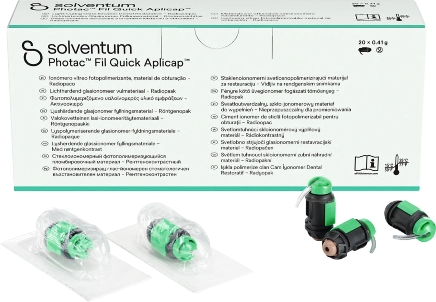 Solventum™ Photac™ Fil Quick Aplicap™ Packung 20 Kapseln A3