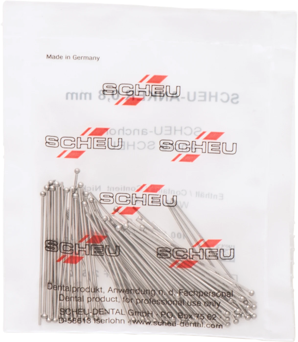 SCHEU-Anker Packung 100 Stück 0,8 mm