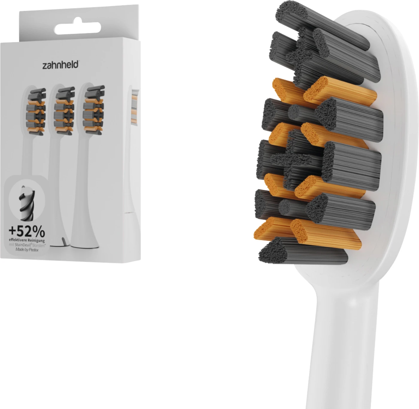 Bürstenkopf Pro X-Clean Packung 3 Stück weiß