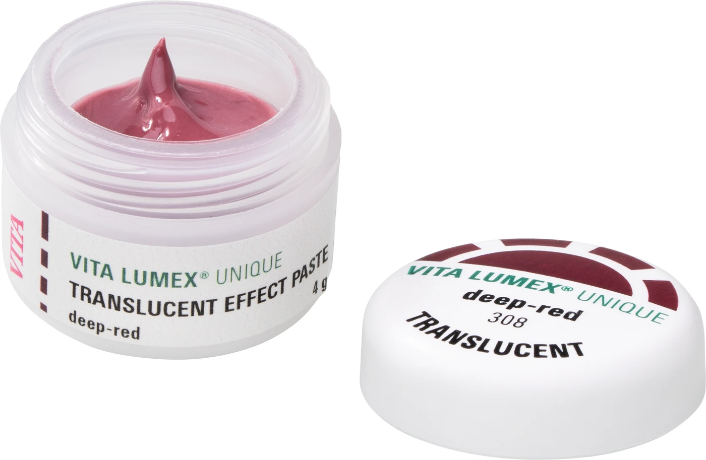 VITA LUMEX® UNIQUE Dose 4 g Paste translucent effect deep-red