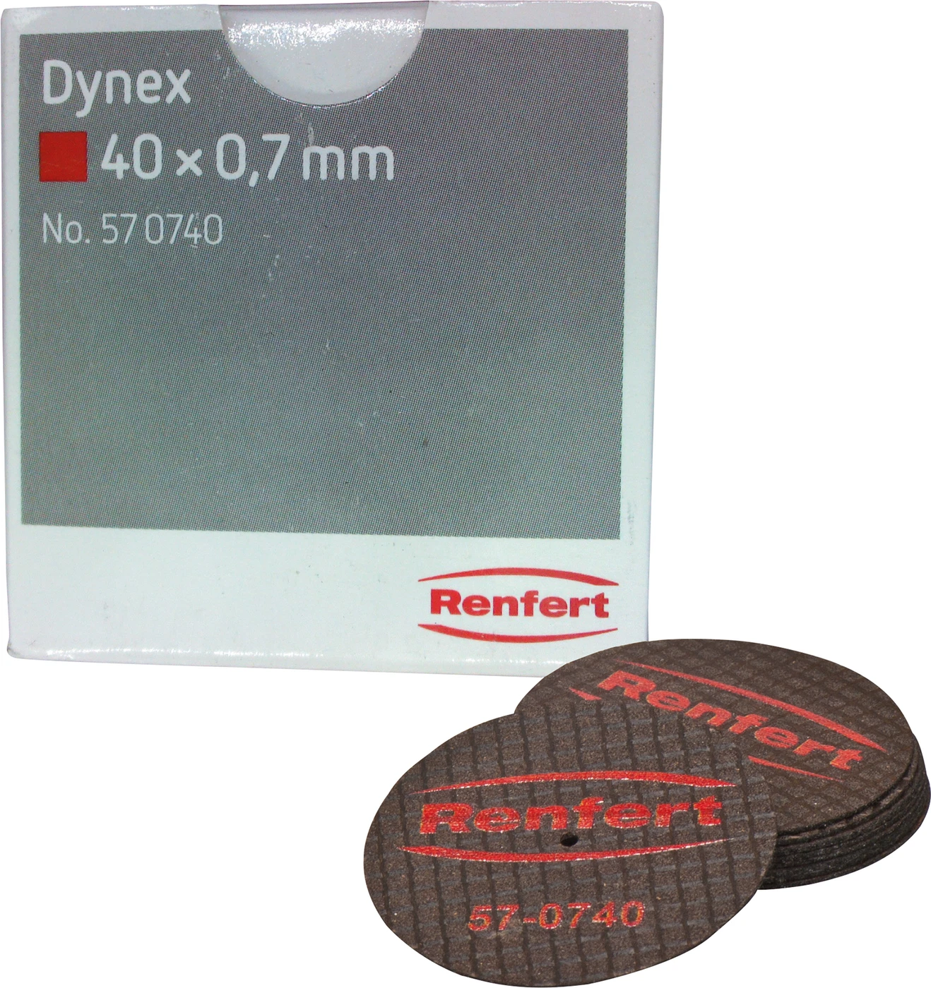 Dynex Packung 20 Stück stabil, elastisch, glasfaserverstärkt, Ø 40 mm x 0,7 mm