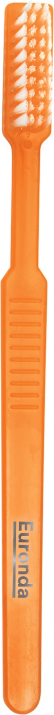 Monoart® Einmalzahnbürsten Box 100 Stück mit Paste, orange