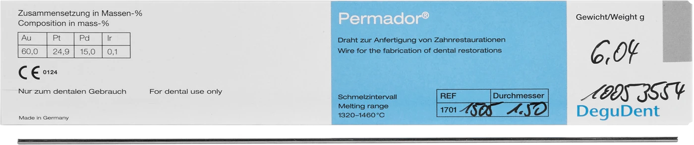 Permador® Packung 1,5 mm Draht