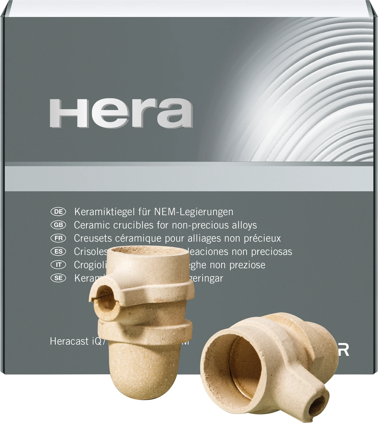 Keramiktiegel NEM Packung 6 Stück