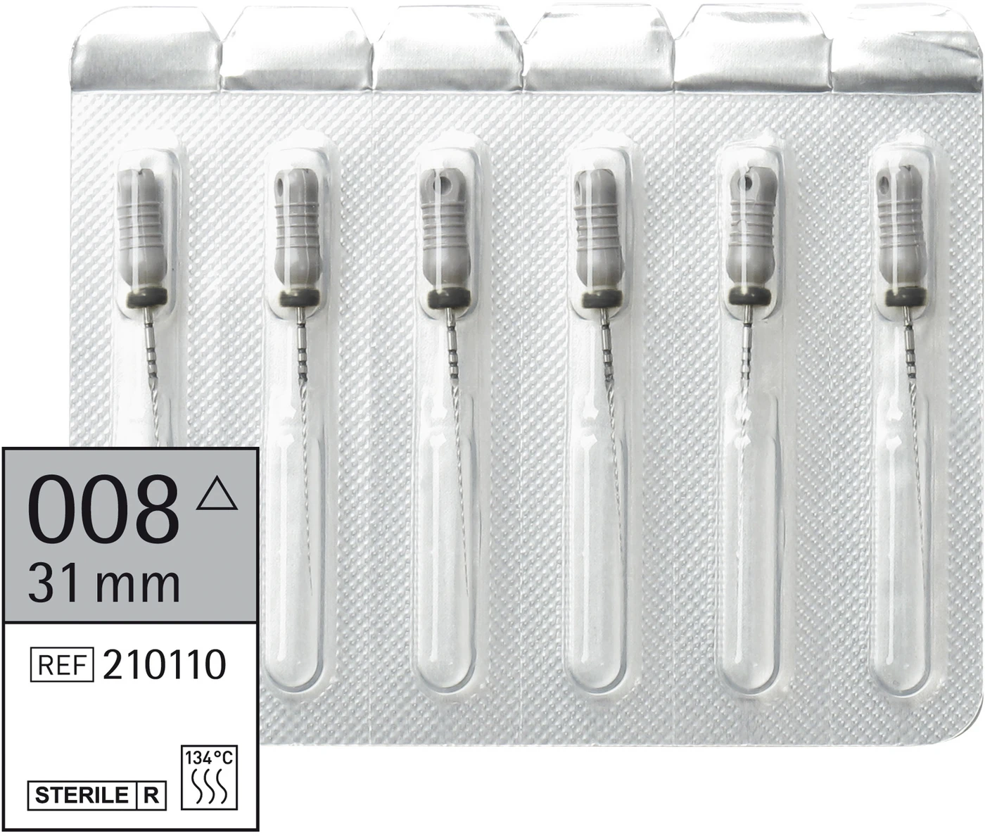 Omni K-Bohrer steril Packung 6 Stück steril, 31 mm, ISO 008