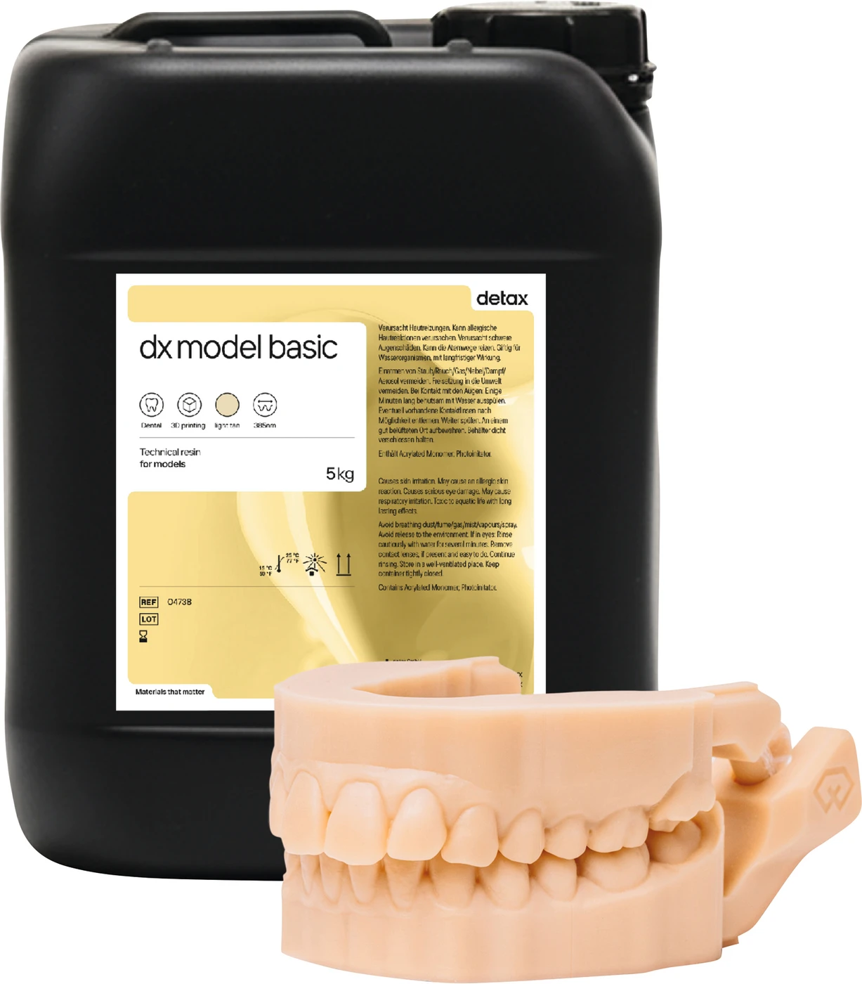 dx model basic Kanister 5 kg caramel