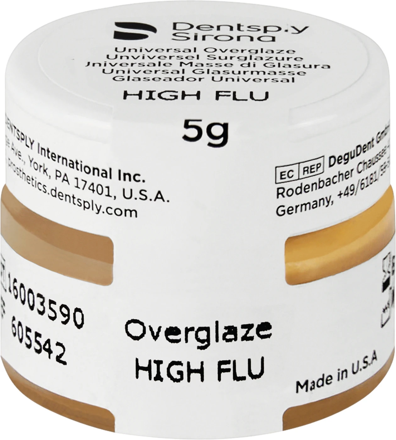 DS® universal Malfarben Packung 5 g Overglaze high flu