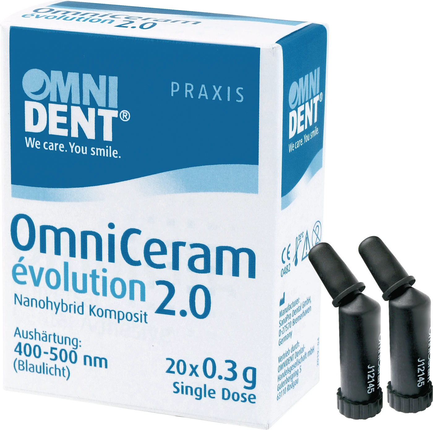 OmniCeram évolution 2.0 Packung 20 x 0,3 g Single Dose A3