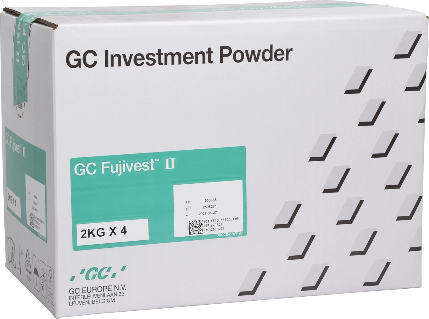 GC Fujivest II® Karton 4 x 2 kg Beutel