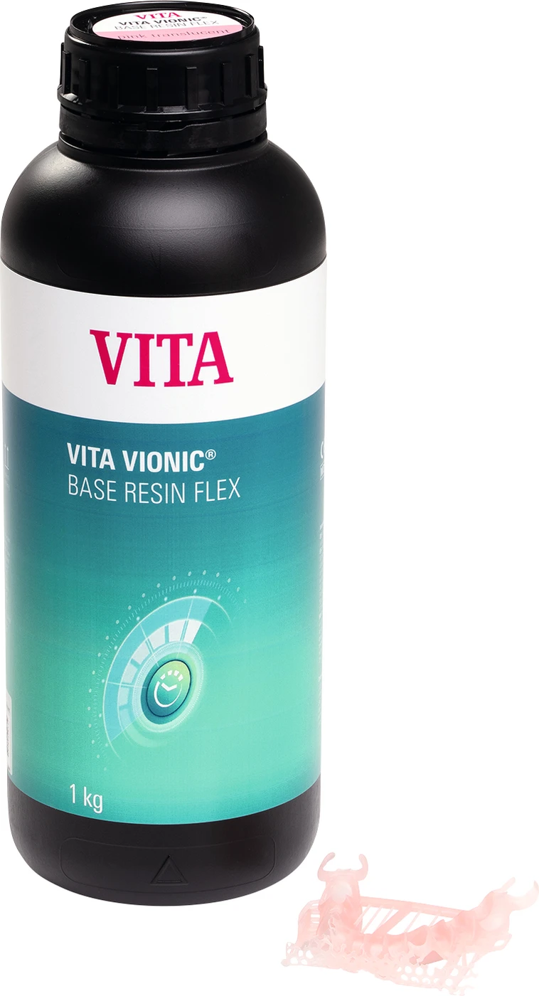 VITA VIONIC® BASE RESIN FLEX Flasche 1 kg pink translucent