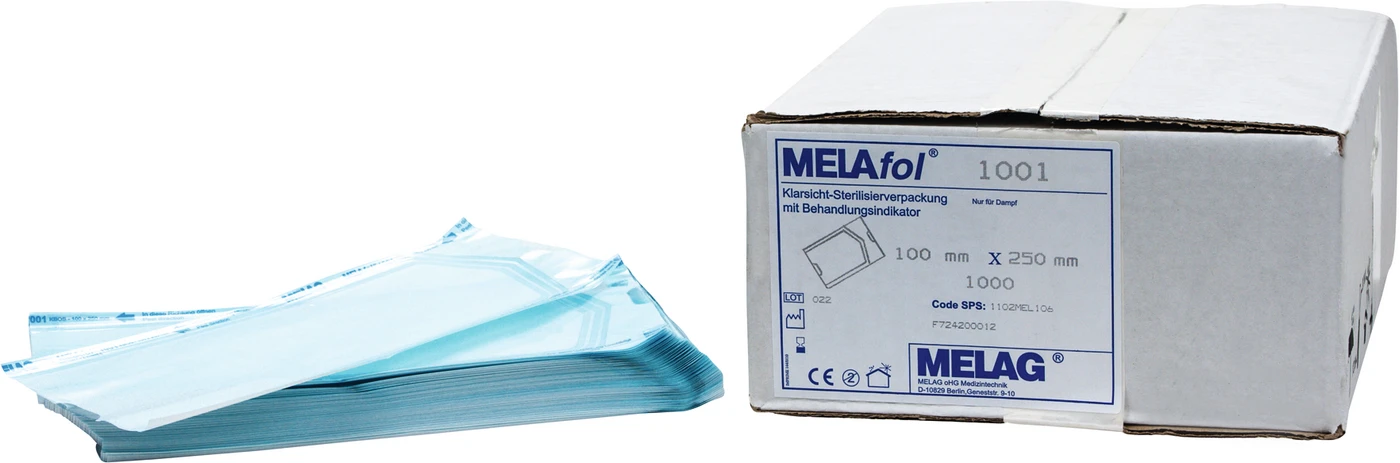 MELAfol® Packung 1.000 Beutel 10 cm x 25 cm, 1001