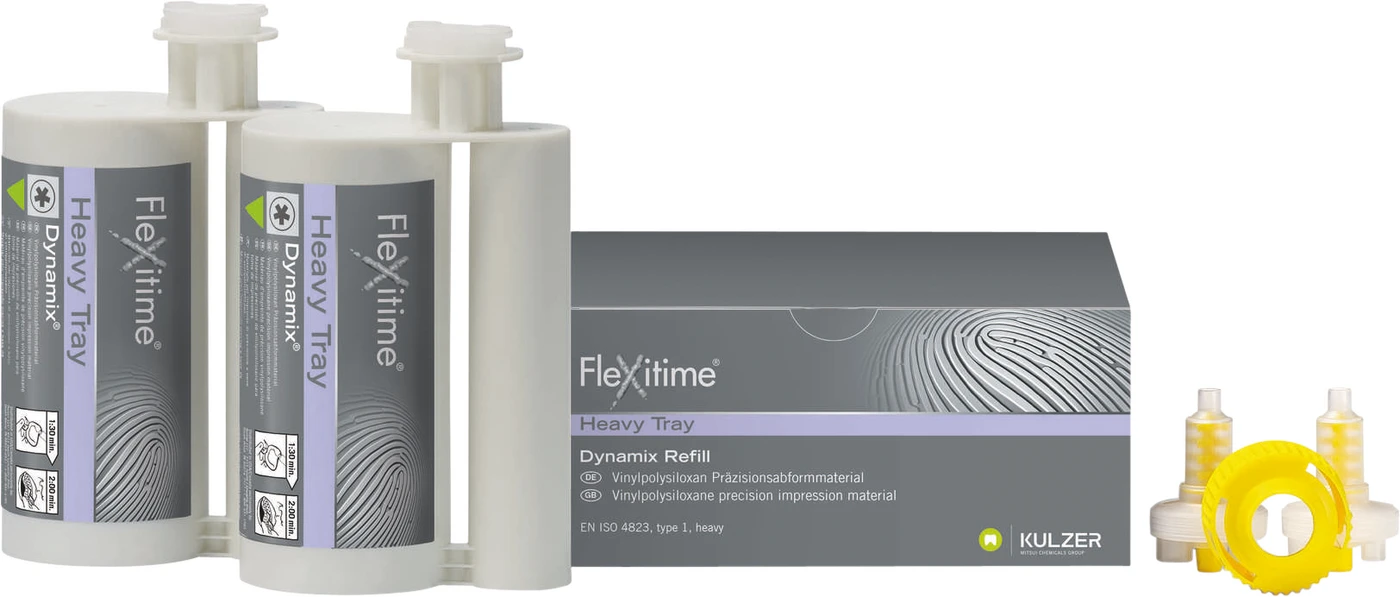 Flexitime® Dynamix Packung 2 x 380 ml Doppelkartusche Heavy Tray, Zubehör