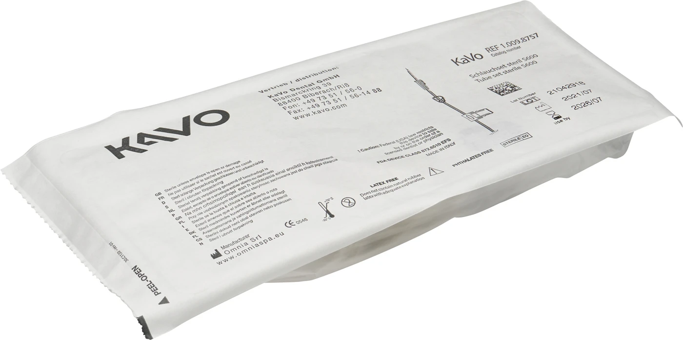 Schlauchset S600 Packung 10 Stück steril