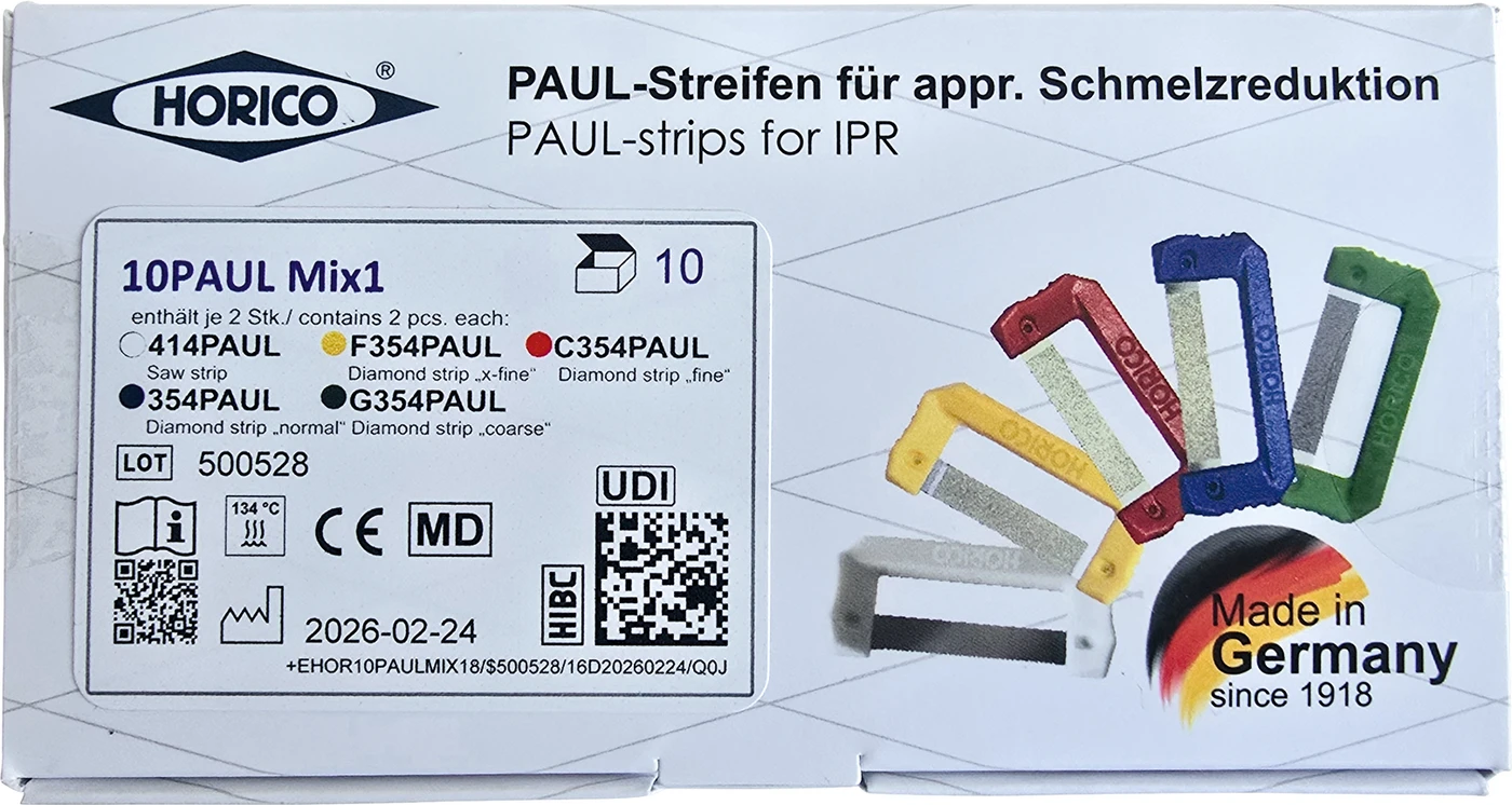 Streifenhalter PAUL Kit 10 Separierstreifen sortiert, Zubehör