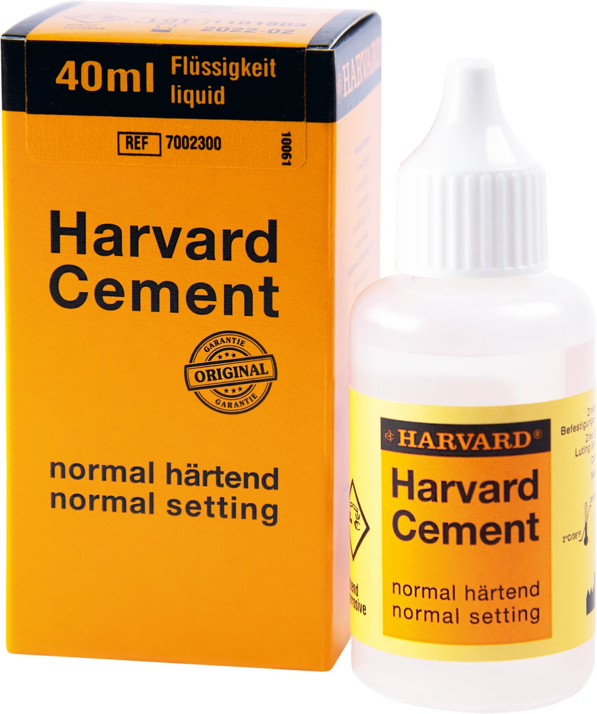 Harvard Cement normal härtend Flüssigkeit Flasche 40 ml Flüssigkeit