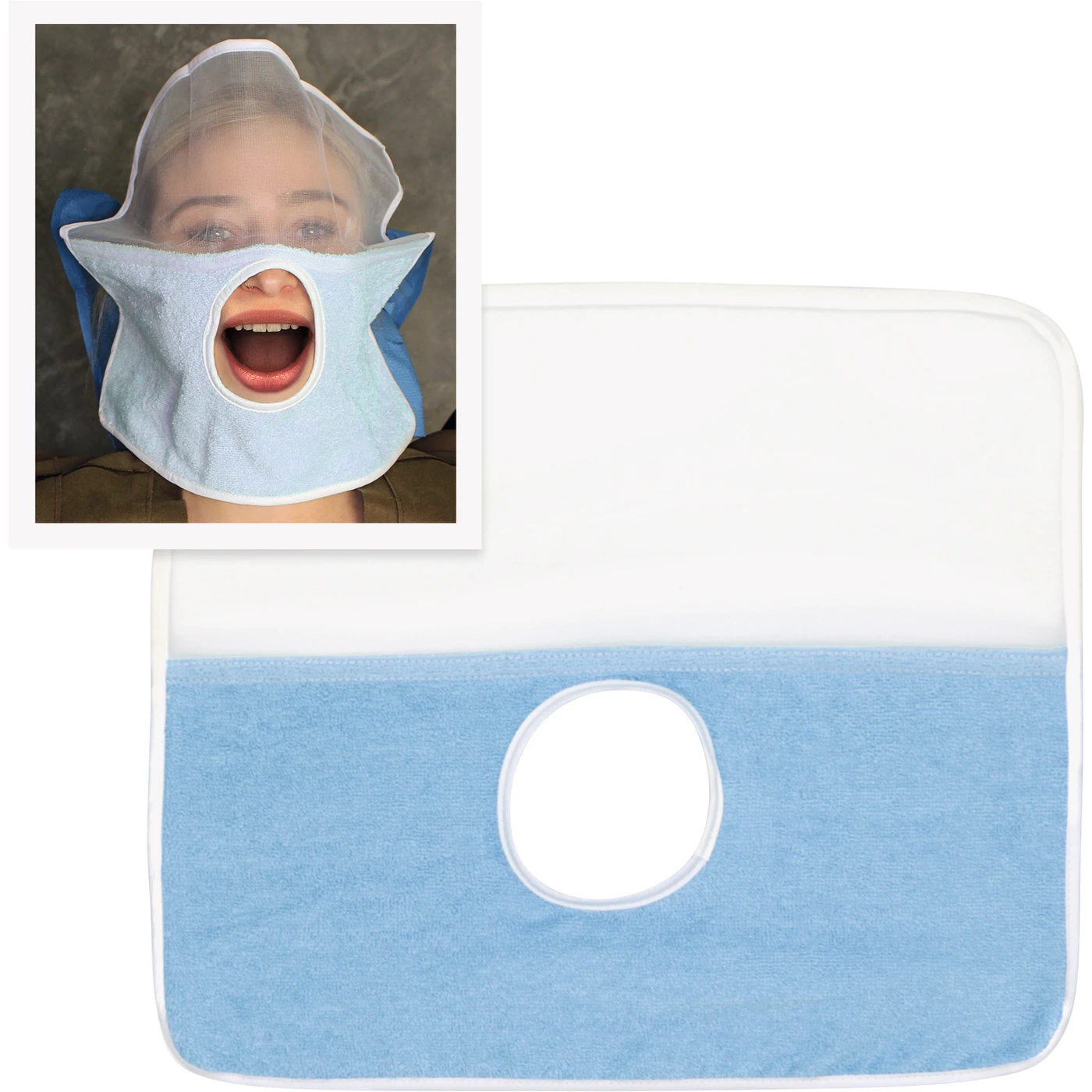 SafeDrape™ Frottee Gesichtstücher Packung 12 Stück blau SafeDrape™ Frottee Gesichtstücher Packung 12 Stück blau