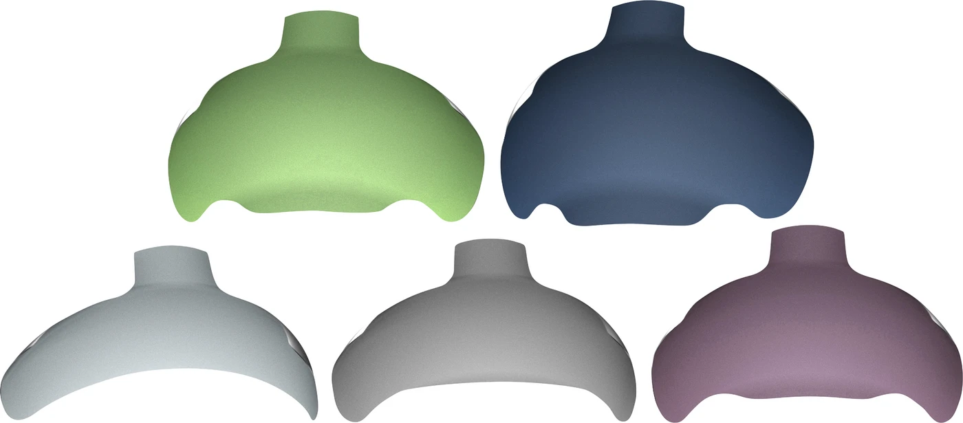 Strata-G™ Teilmatrizen-Bänder Set 200 Stück (40x hellgrau, 40x grau, 40x lila, 40 x grün, 40x blau)