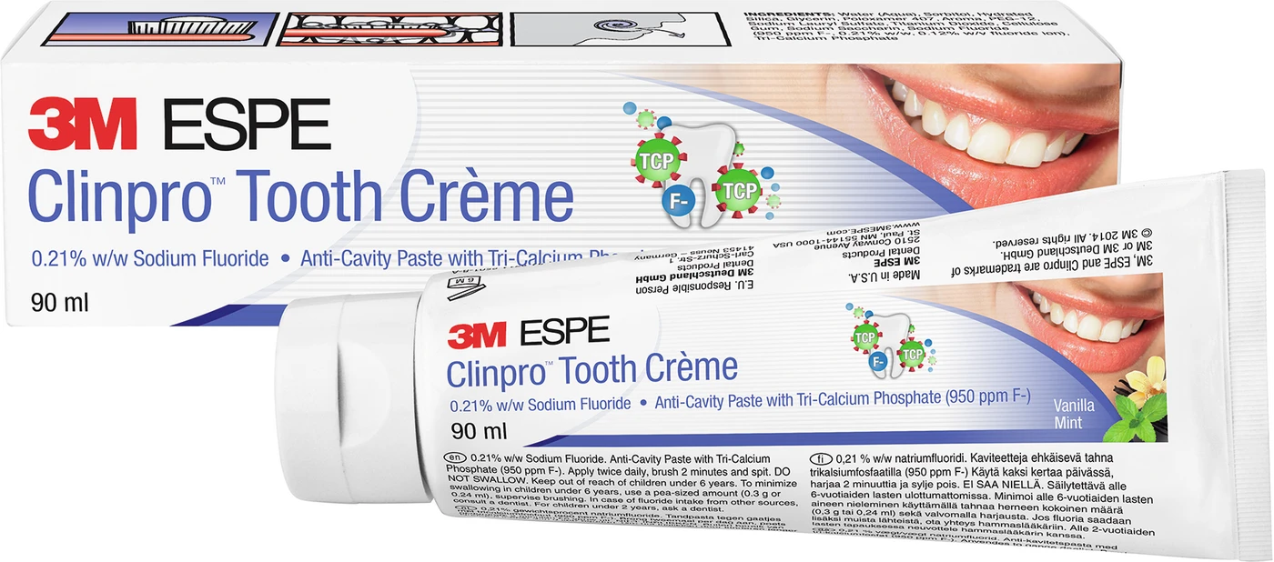 Clinpro™ Tooth Creme Packung 90 ml Vanille Minze