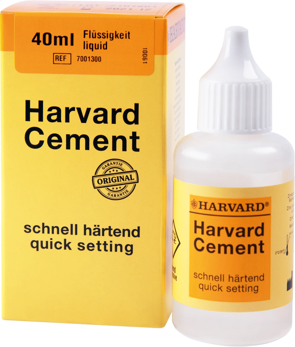 Harvard Cement schnell härtend Flüssigkeit Flasche 40 ml Flüssigkeit