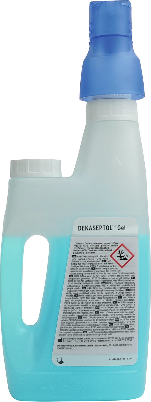 DEKASEPTOL® Gel Karton 3 x 1 Liter, 1 Dosierpumpe
