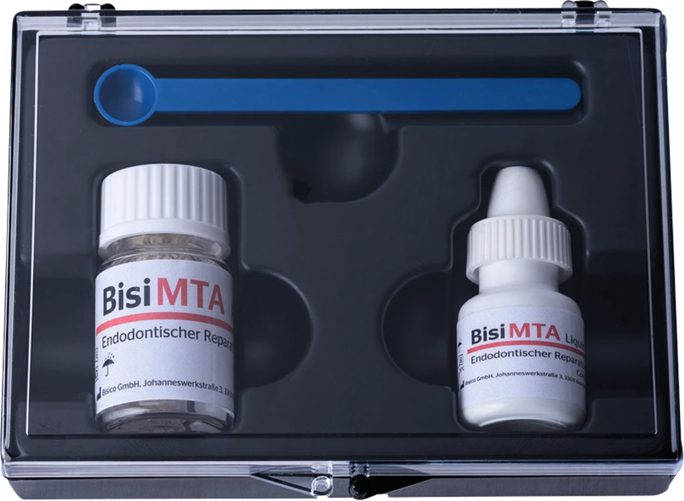 BisiMTA Packung 1 g Pulver, 3 ml Flüssigkeit