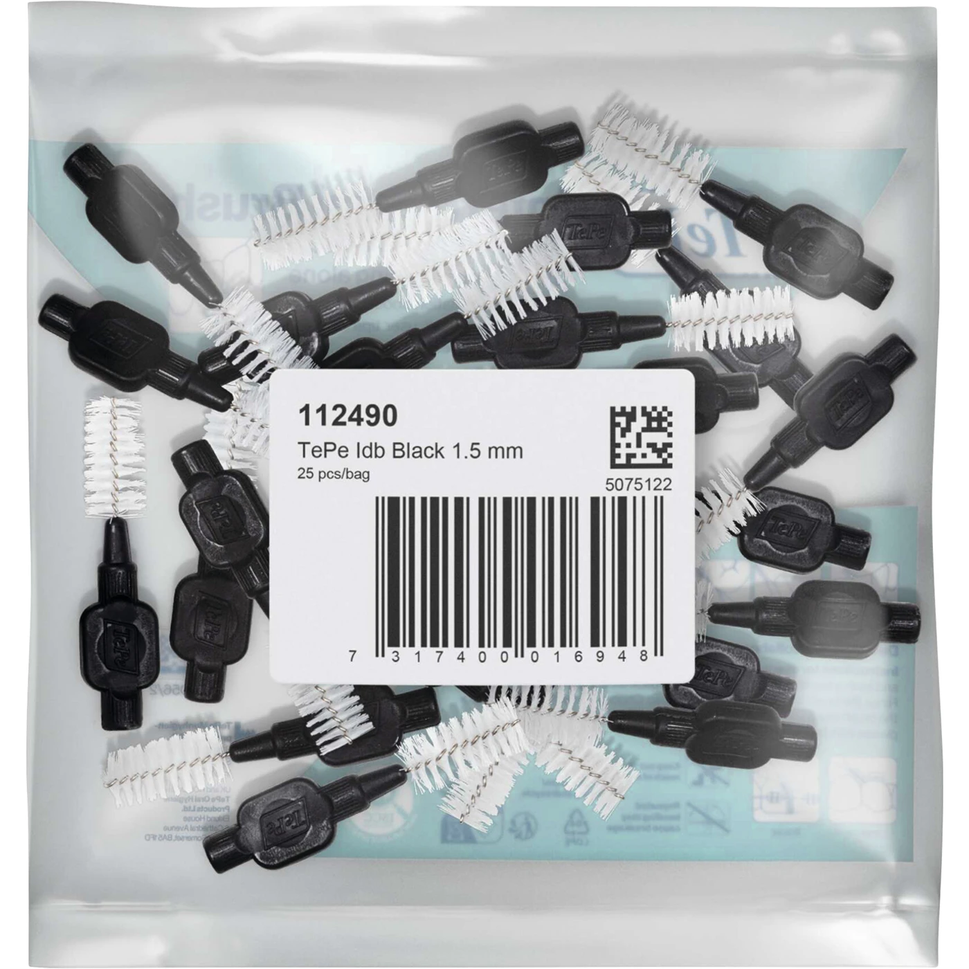 TePe® Interdentalbürsten Original Packung 25 Stück schwarz, Ø 1,5 mm