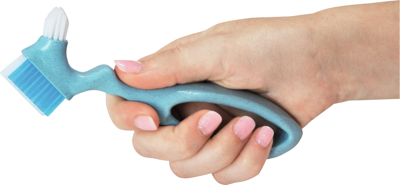 Fugen-Reinigungsbürste Stück hellblau