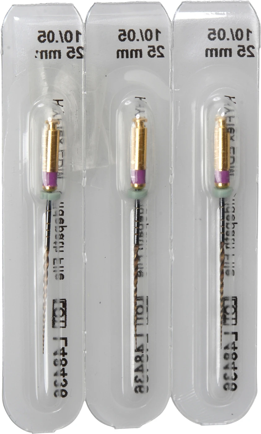 HyFlex™ EDM NiTi-Feilen Packung 3 Glidepath Feilen 25 mm, Taper.05 ISO 010 HyFlex™ EDM NiTi-Feilen Packung 3 Glidepath Feilen 25 mm, Taper.05 ISO 010