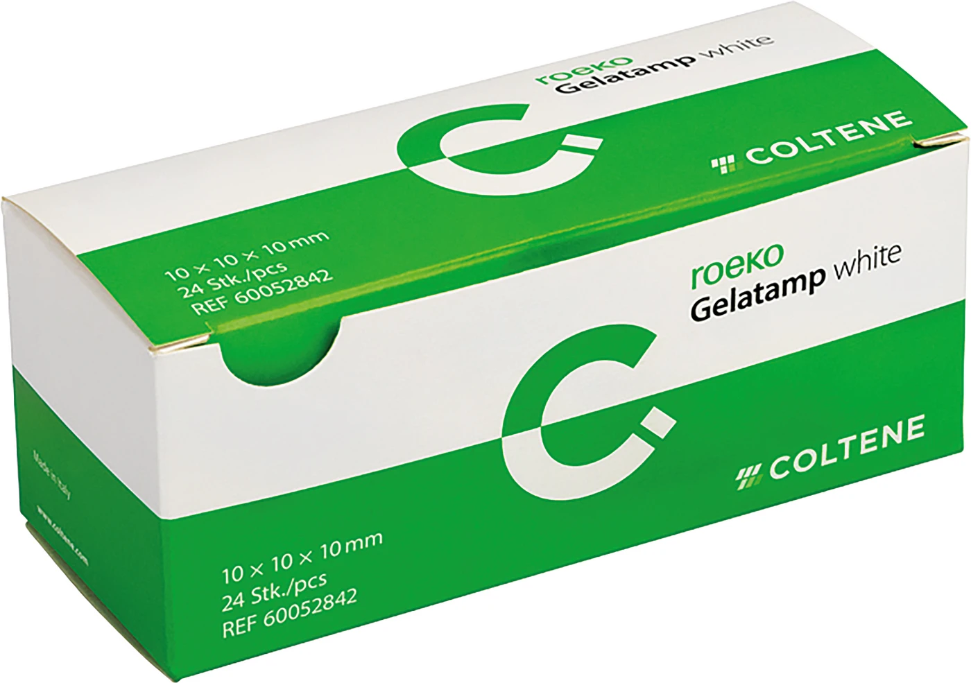 roeko Gelatamp white Packung 24 Stück 10 x 10 x 10 mm