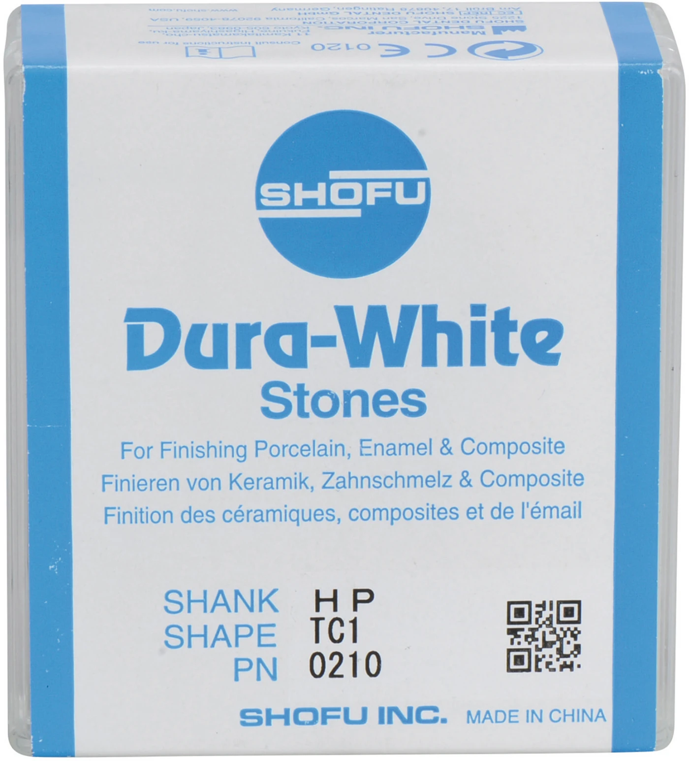 Dura-White-Steine Packung 12 Stück TC1, HP, ISO 020 Dura-White-Steine Packung 12 Stück TC1, HP, ISO 020
