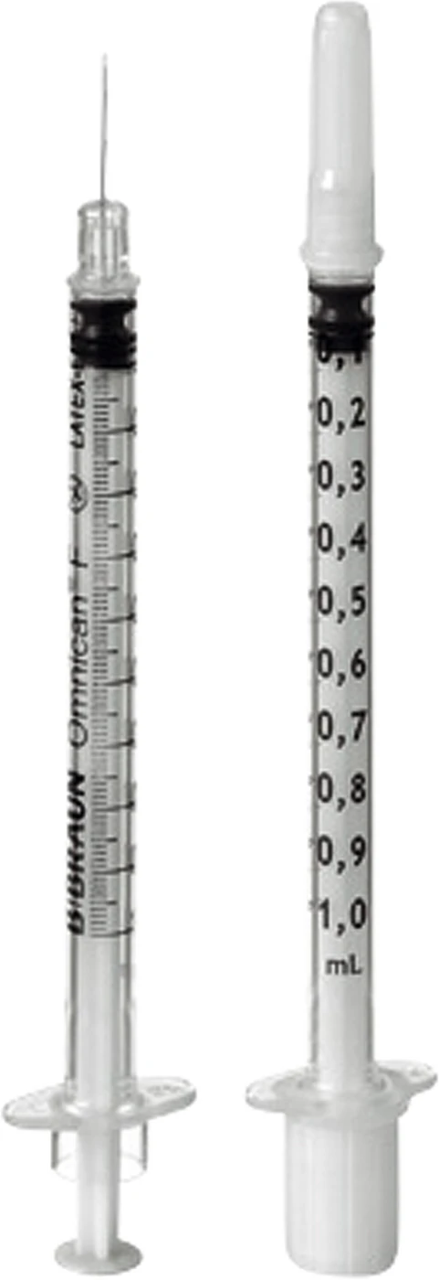Omnican®-F Packung 100 Stück 1 ml, Kanüle 0,30 x 12 mm