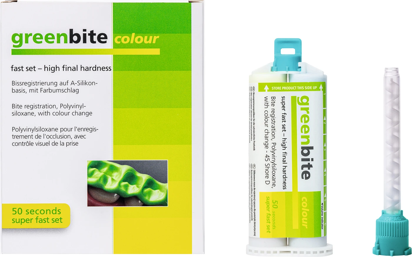 greenbite colour Standardpackung 2 x 50 ml Doppelkartusche, Zubehör