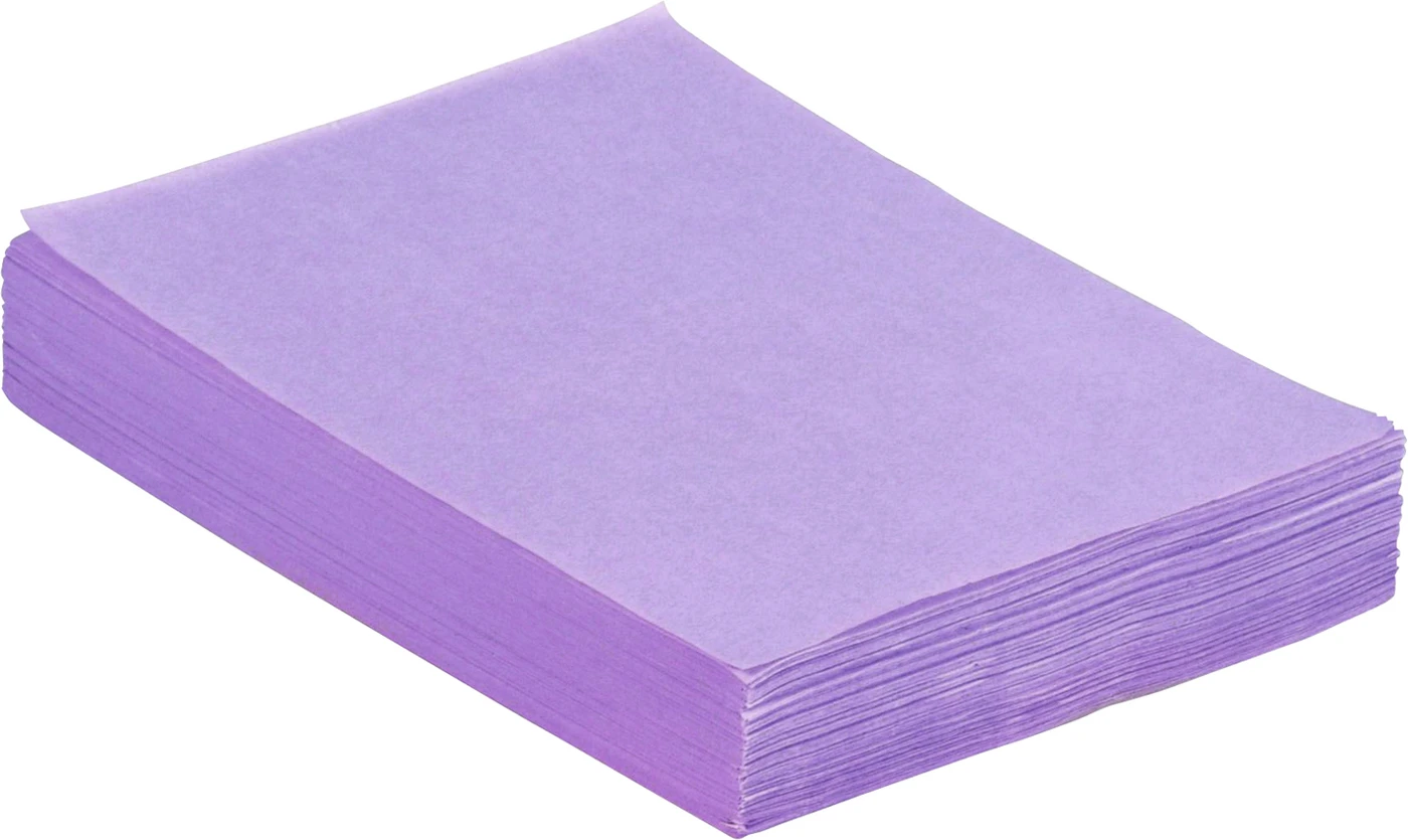 Monoart® Traypapier für Normtrays Blisterpackung 250 Stück 18 x 28 cm, lila