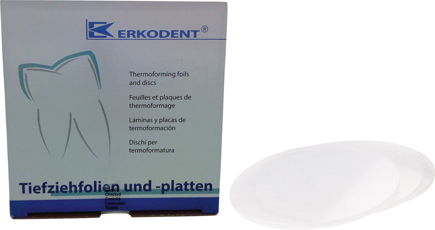 Erkoflex transparent Packung 10 Stück transparent, Ø 120 mm, Stärke 5 mm