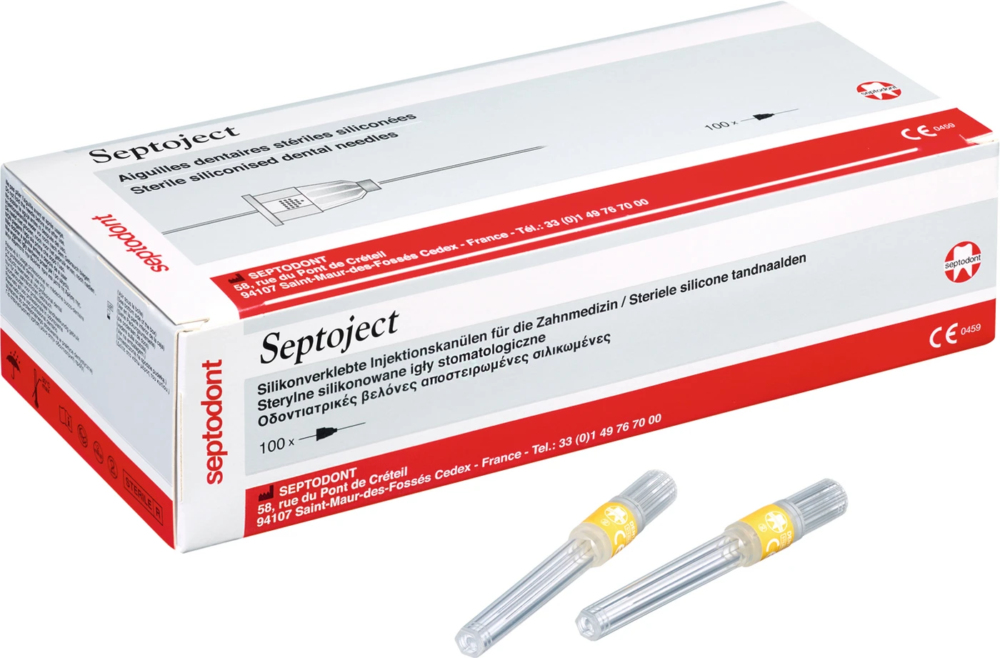 Septoject Packung 100 Stück, G27/0,4 x 35 mm, lang Septoject Packung 100 Stück, G27/0,4 x 35 mm, lang