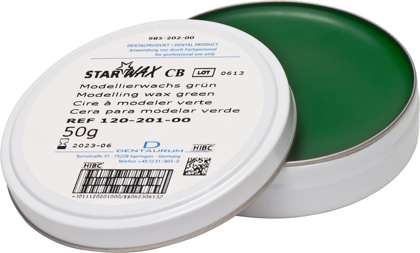 StarWax Modellierwachs Dose 50 g grün