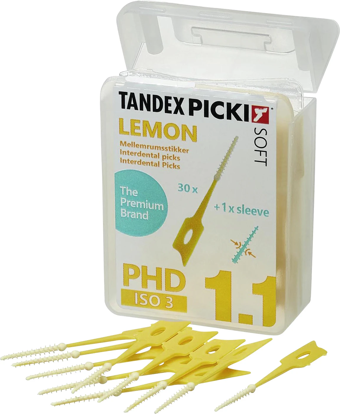 TANDEX PICKI Soft Packung 30 Stück PHD 1.1, lemon