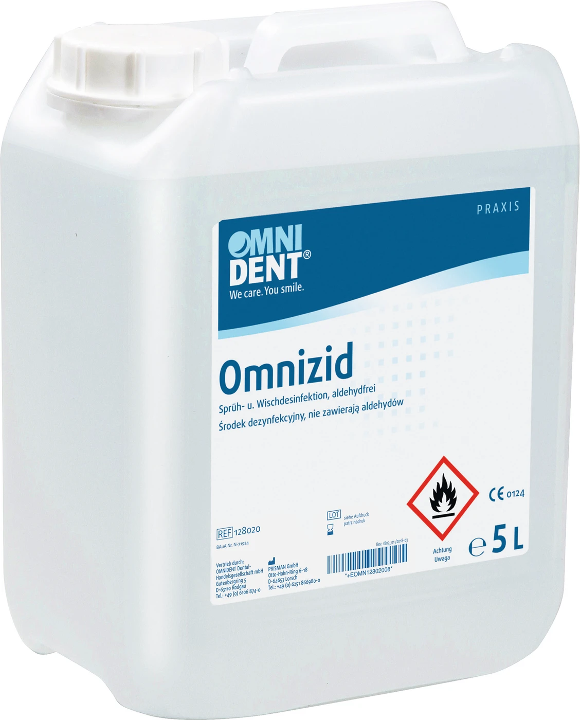 Omnizid Kanister 5 Liter Neutral Omnizid Kanister 5 Liter Neutral