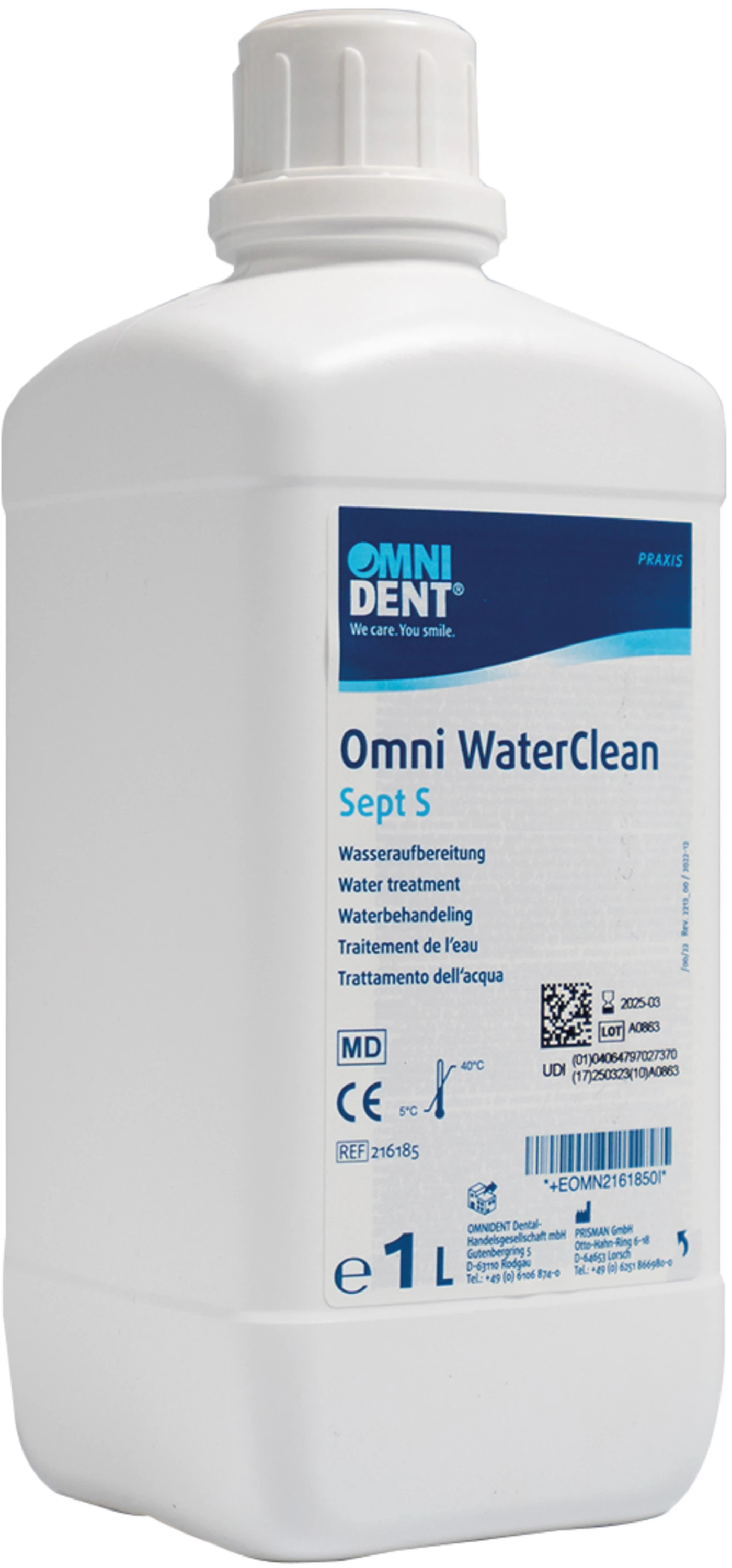 Omni WaterClean Sept S Flasche 1 Liter Wasseraufbereitung