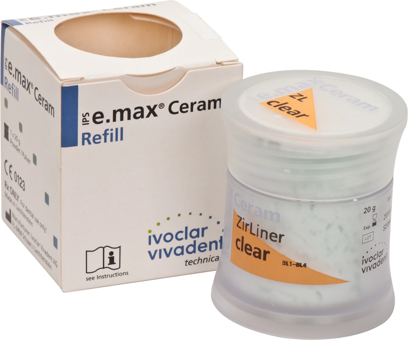 IPS e.max® Ceram Dose 20 g Pulver zirliner clear