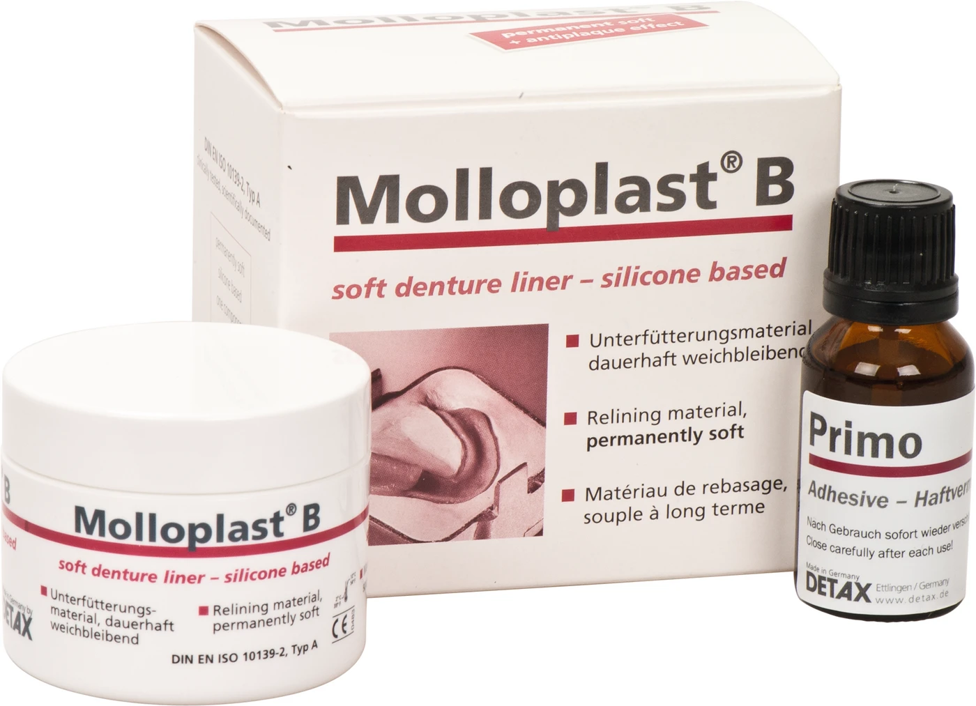 Molloplast® B Kombipackung 45 g Dose, 15 ml PRIMO Haftvermittler