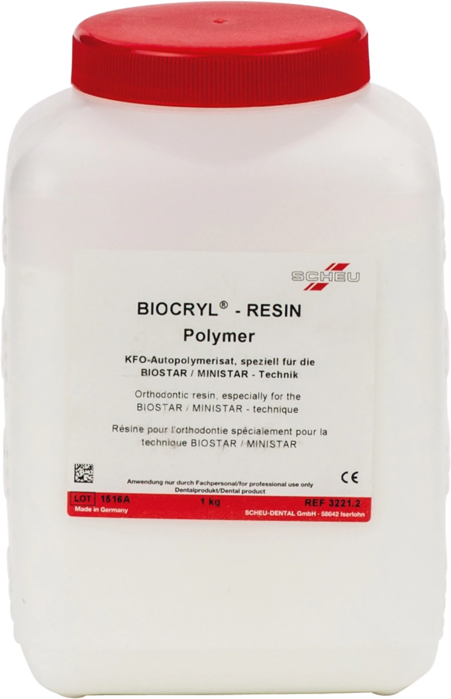 BIOCRYL®-RESIN Packung 1 kg Polymer