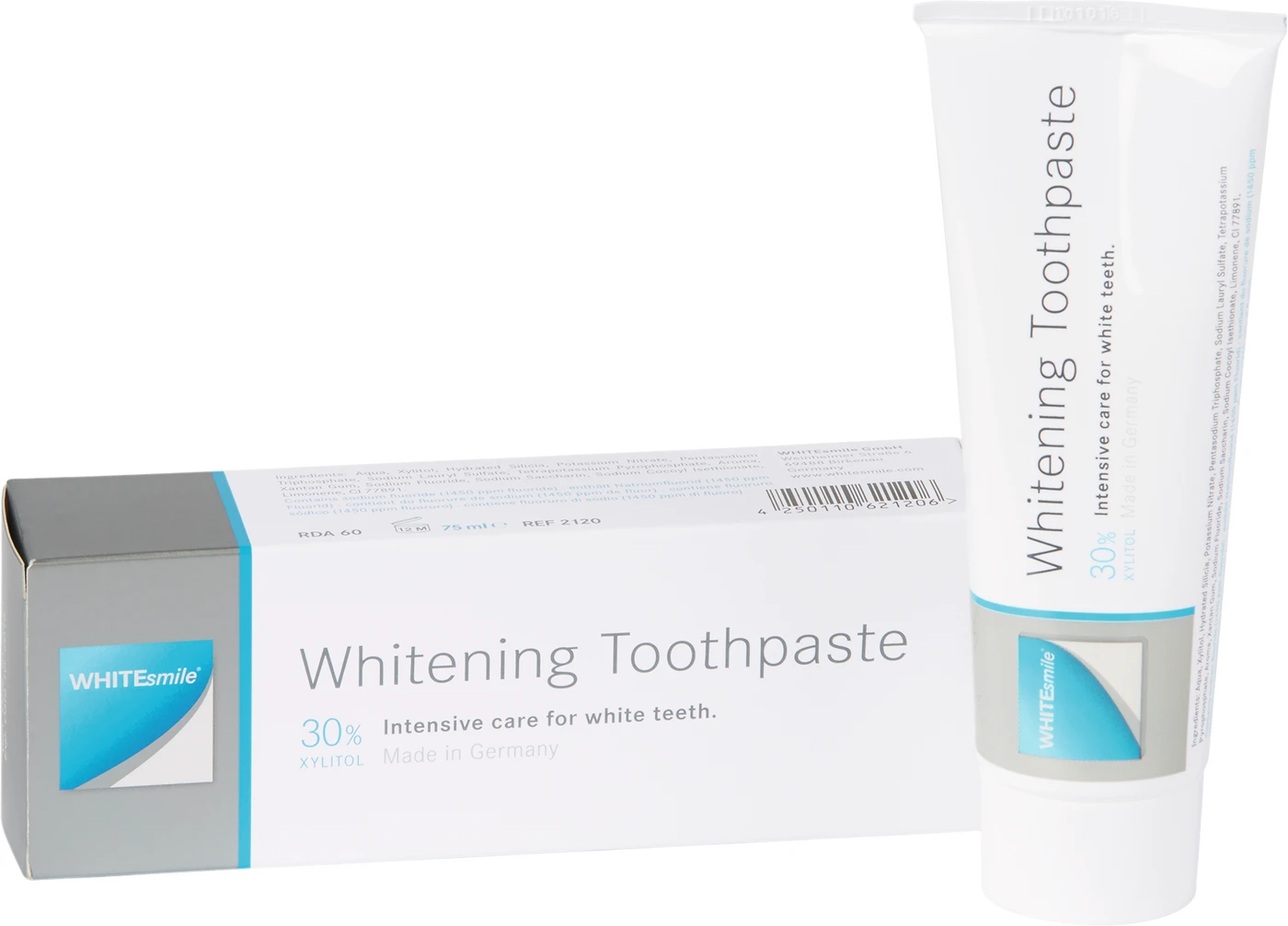 Whitening Toothpaste Tube 75 ml mit 30% Xylitol