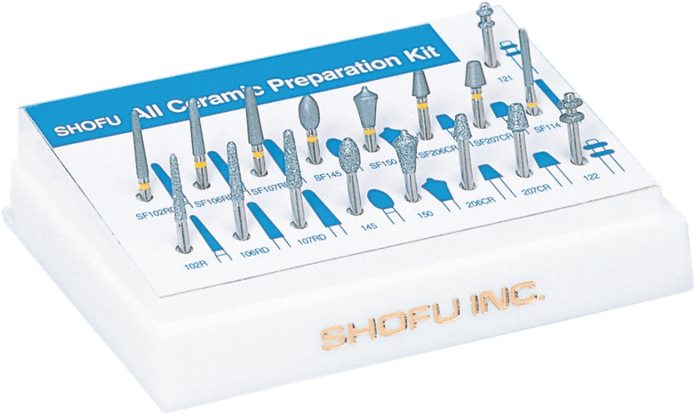 All Ceramic Preperation Kit Kit 17 Stück All Ceramic Preperation Kit Kit 17 Stück