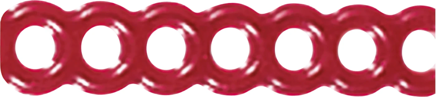 Wachs-Lochretentionen Laborpackung 150 Rundlochretentionen rot